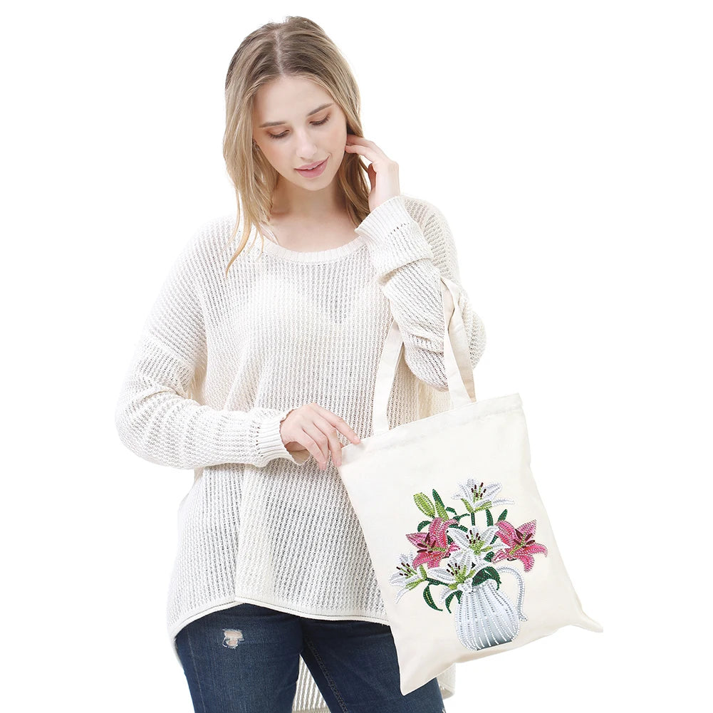 HeartFeltHours™  Diamond paint a tote bag for girls night