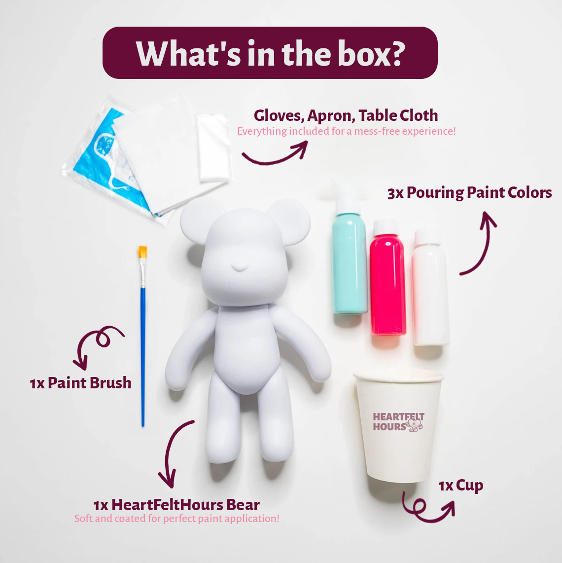 Heartfelthours™ Bear |  Home DIY Kit Family